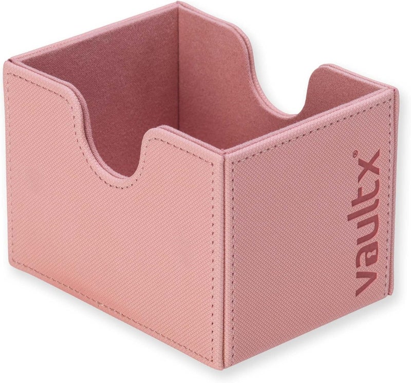 Vault X Trading Card Sideloading Deck Box, 100+ sleeved cards, Premium Exo-Tec Material, Card Holder Storage Box, Detachable Magnetic Lid, for MTG Commander Game, TCG (Pink) - Image 4